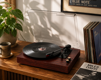 Platine vinyle 3 vitesses USB avec prise casque