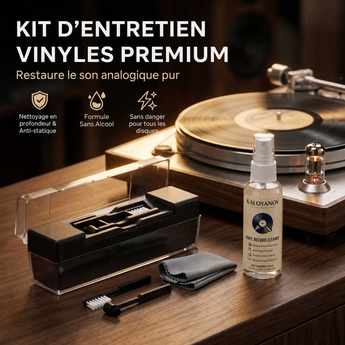 Kit nettoyage vinyle